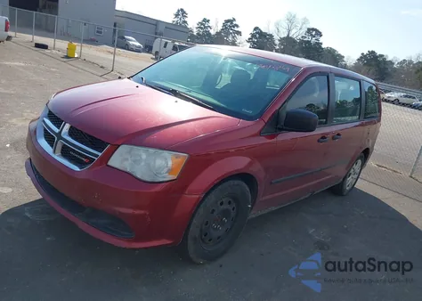 2014 Dodge Grand Caravan American Value Pkg из США, поврежденный, VIN 2C4RDGBG7ER268510